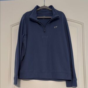 Vineyard Vines boys Blue long sleeve polo